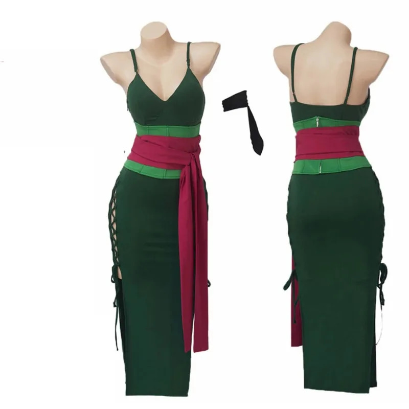 Anime Zoro Cosplay Female - 애니메이션 와노쿠니 로로노아 코스프레 의상 조로