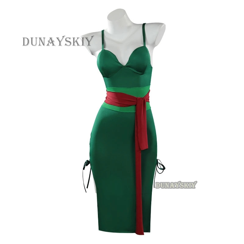 Anime Zoro Cosplay Female - 애니메이션 롤로노아 조로 코스프레 의상 와노쿠니