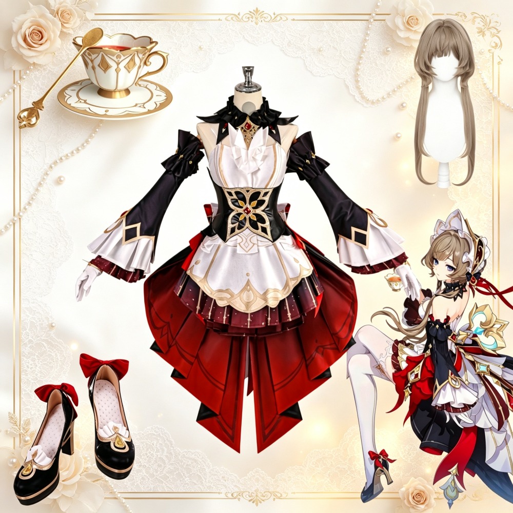 Anime Cosplay Series - Genshin Impact Sandrone 마리오네트 코스프레 의상