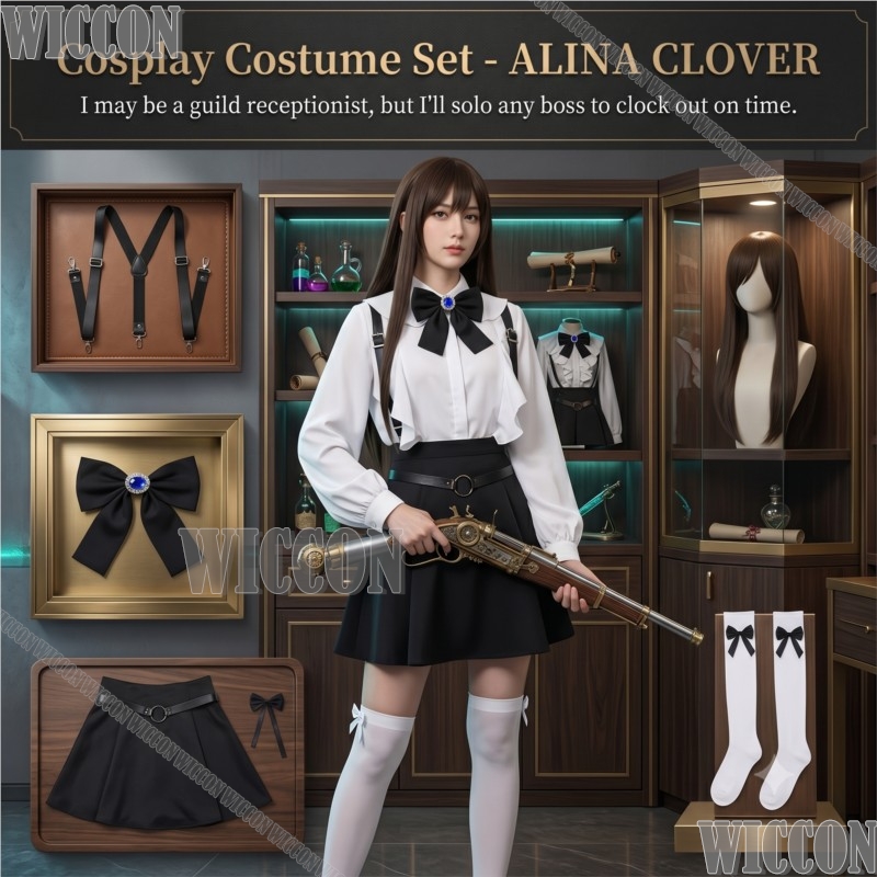 나는 길드 리셉션리스트일지도 모르지만, 시간에 맞춰 퇴 - Cosplay Anime Solo 리뷰 및 가격