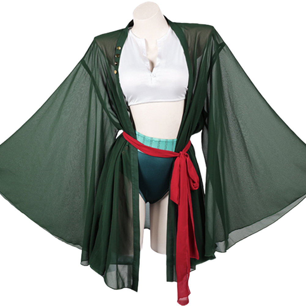 해적 레이디 로로노아 오브 조로 수영복 코스프레 판타지 - Anime Zoro Cosplay Female 리뷰 및 가격