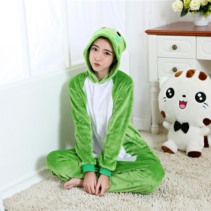 성인 어린이 가족 Onesie 잠옷 Flanne 동물  - Anime Cosplay Thick 리뷰 및 가격