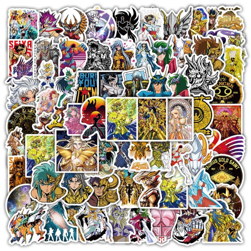101Pcs 세인트 세이야 애니메이션 스티커 만화 캐릭 - Anime Cosplay Series 리뷰 및 가격