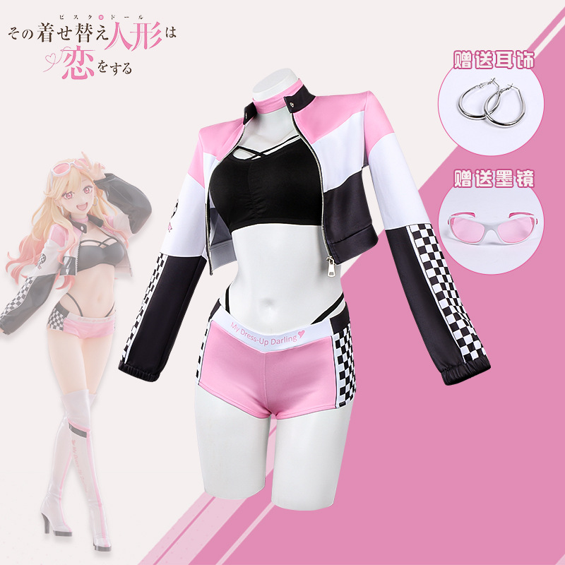 애니메이션 마이 드레스업 달링 가발 레이스 슈트 소품  - Anime Cosplay Marin 리뷰 및 가격
