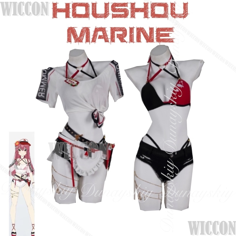 홀로리브 게이머 버추얼 앵커 JP 호우쇼 마린 코스프레 - Anime Cosplay Marin 리뷰 및 가격