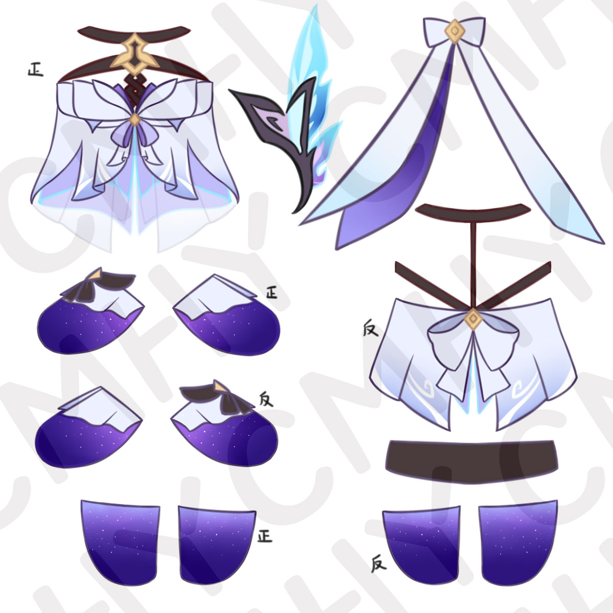 게임 원신 임팩트 스키르크 고양이 할로윈 봉제 인형 일 - Anime Cosplay Women 리뷰 및 가격