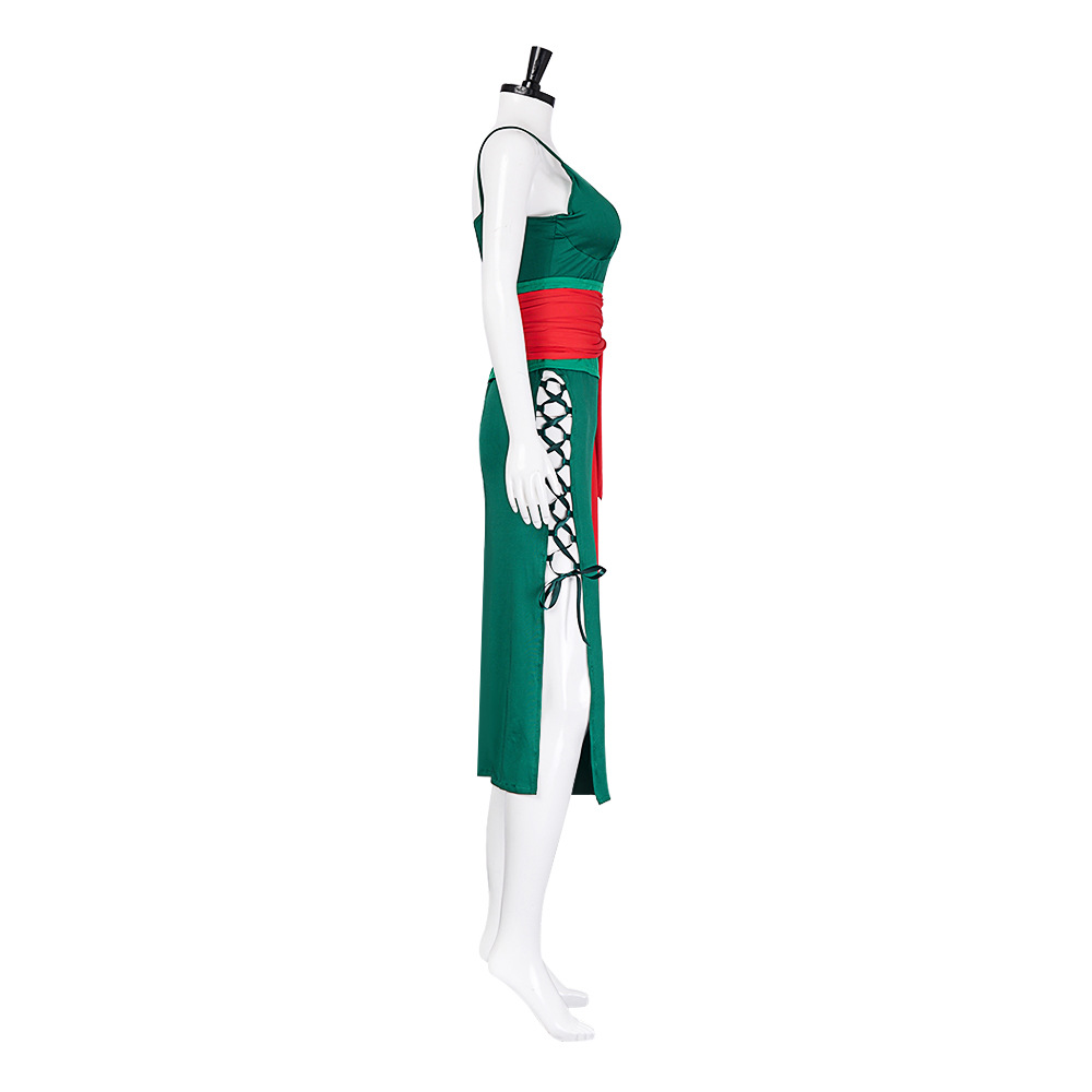 성인 여성 애니메이션 로로노아 조로 코스프레 녹색 드레 - Anime Zoro Cosplay Female 리뷰 및 가격
