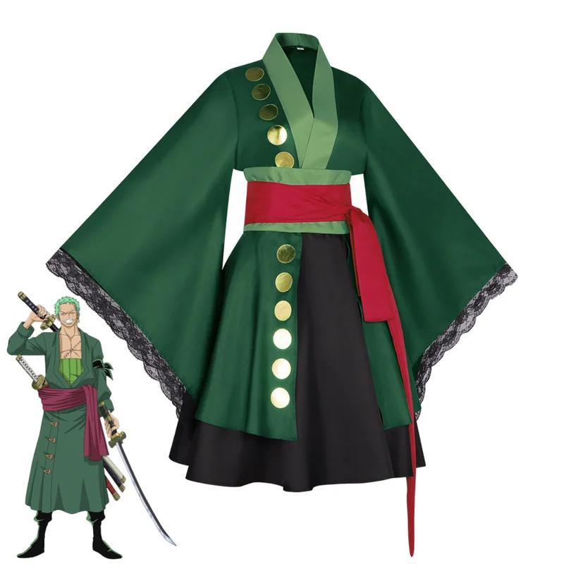 2025 aaa 애니메이션 롤로노아 조로 코스프레 의상 - Anime Zoro Cosplay Female 리뷰 및 가격