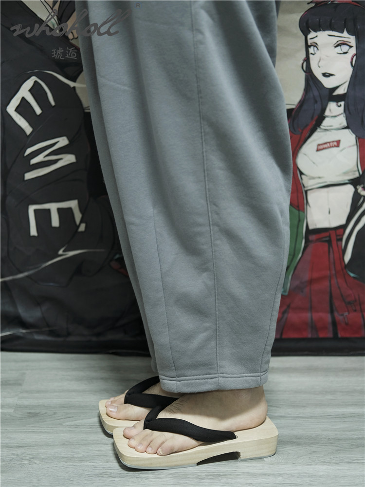 여름 남자 슬리퍼 일본 게타 나무 플립 플롭 남성 나막 - Anime Cosplay Thick 리뷰 및 가격
