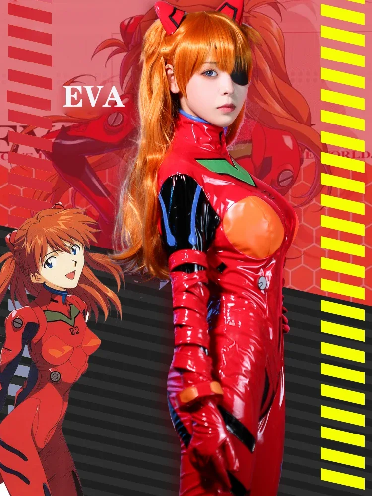 새로운 에바 시키나미 아스카 랭글리 소류 점프슈트 여성 - Anime Cosplay Japanese 리뷰 및 가격