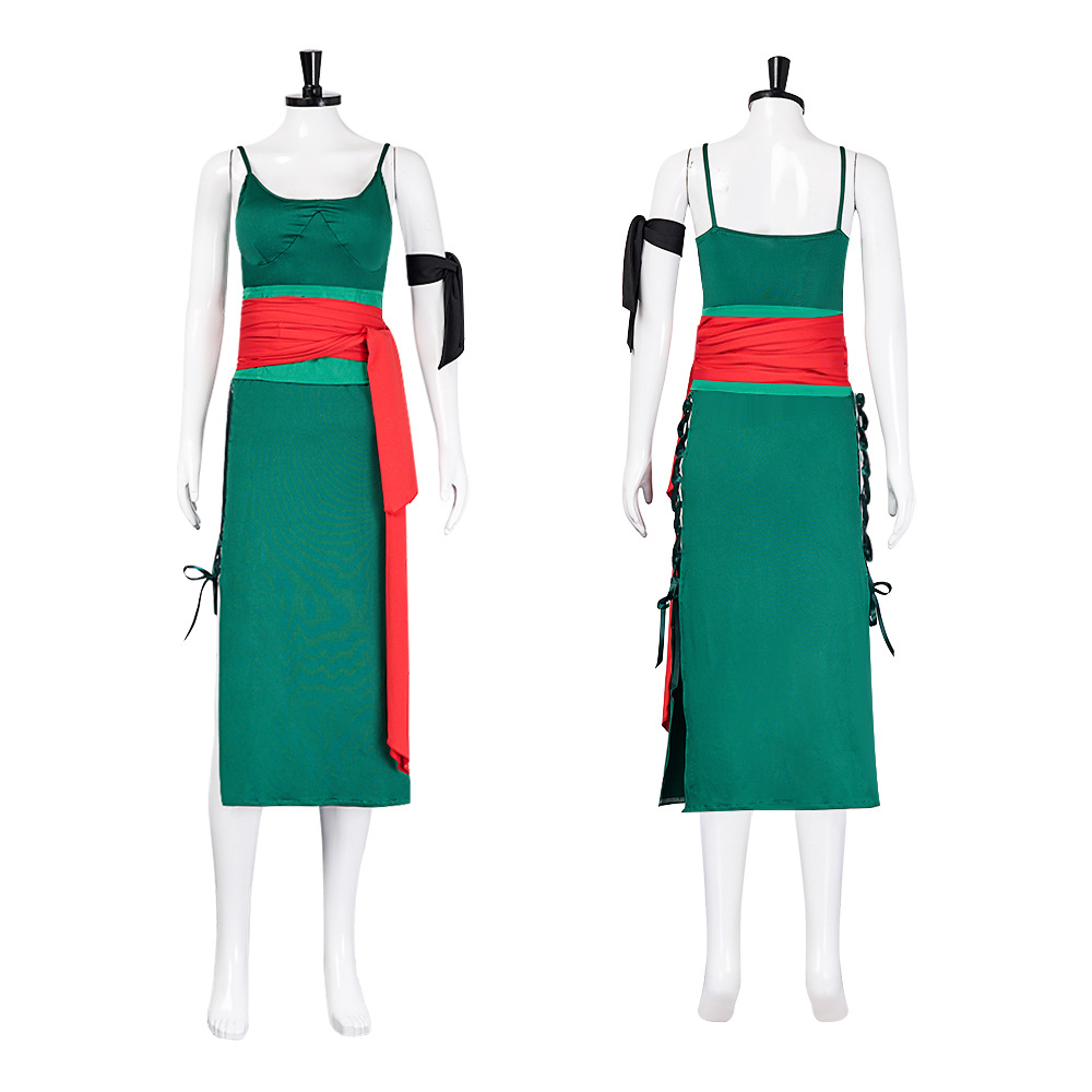 Rule 63 코스프레 의상: 여성용 조로 와노 컨트리 - Anime Zoro Cosplay Female 리뷰 및 가격