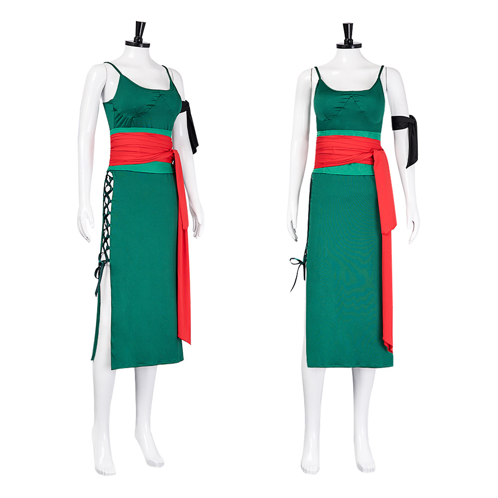 Rule 63 코스프레 의상: 여성용 조로 와노 컨트리 - Anime Zoro Cosplay Female 리뷰 및 가격