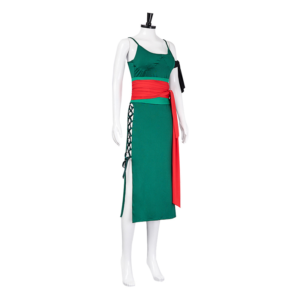 Rule 63 코스프레 의상: 여성용 조로 와노 컨트리 - Anime Zoro Cosplay Female 리뷰 및 가격